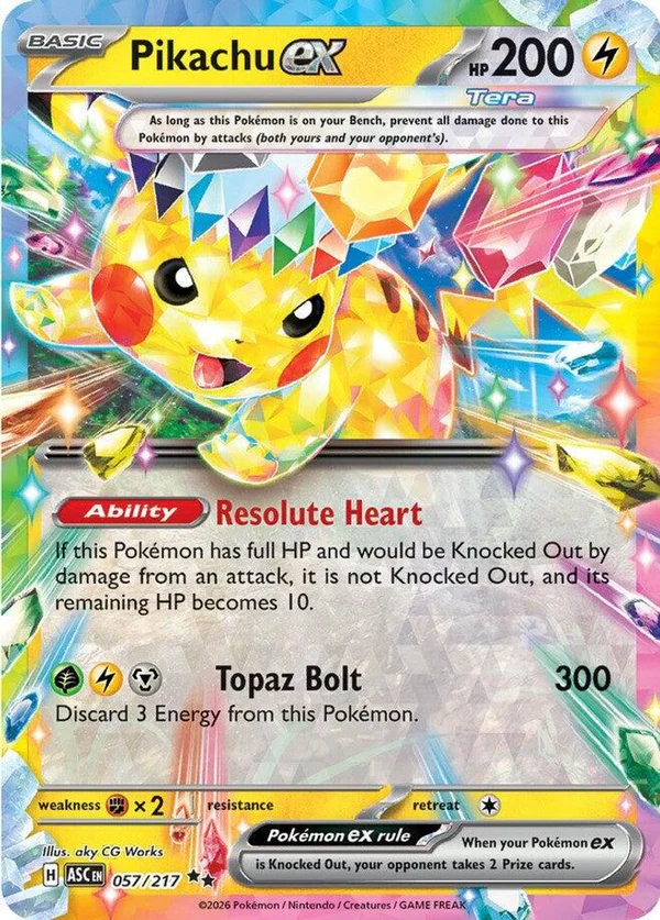 Pikachu ex 057/217